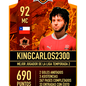 Diseño de carta Liga Espacio Gamer
