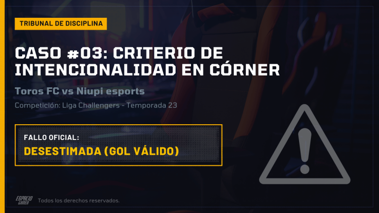 Temporada 23 - Caso #03: Contacto en el área y criterio de intencionalidad en tiros de esquina - Espacio Gamer