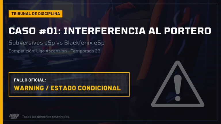 Temporada 23 - Caso #1: Interferencia ilegal al portero en tiros de esquina - Espacio Gamer
